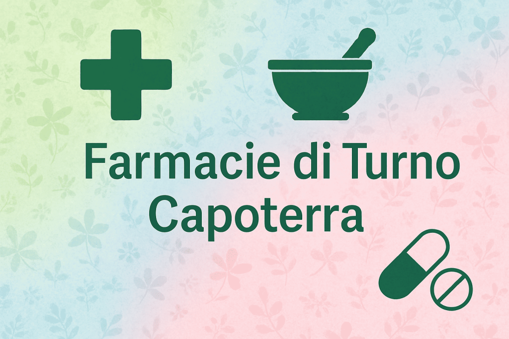 Capoterra Farmacie di Turno Capoterra. Marketing Locale a Capoterra