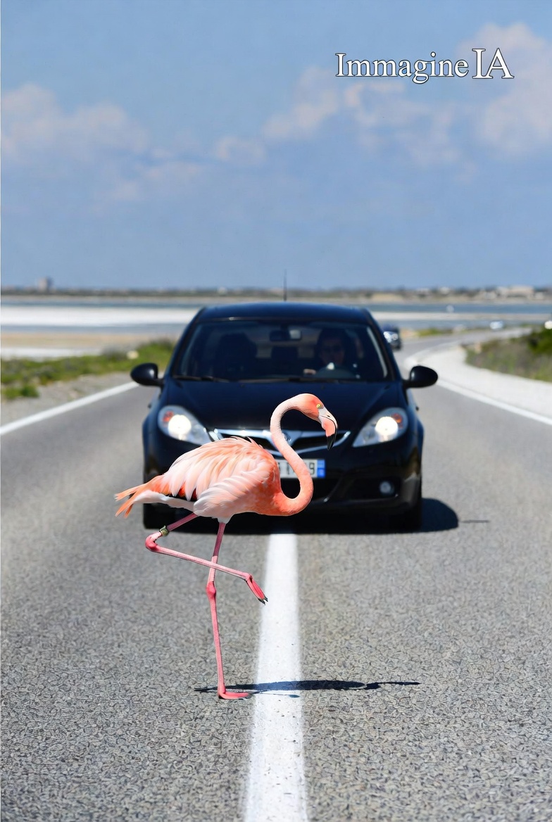 Fenicottero salvato sulla Sulcitana: il gesto a Capoterra