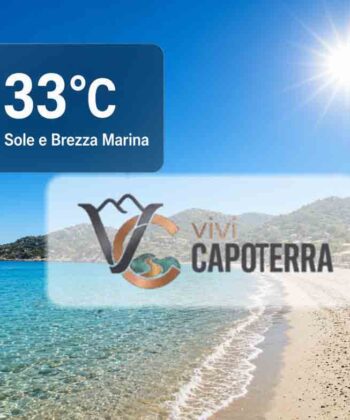 Previsioni meteo Capoterra 23 agosto 2026 sole e caldo 33 gradi