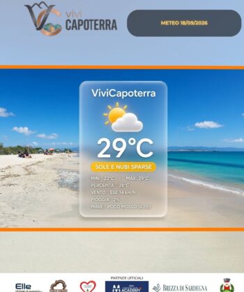 Previsioni Meteo Capoterra 18 settembre 2026 bollettino e tendenza meteo a La Maddalena Spiaggia