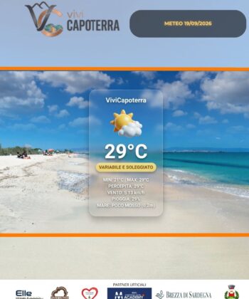 Previsioni Meteo Capoterra 19 settembre 2026 bollettino e tendenza meteo a La Maddalena Spiaggia