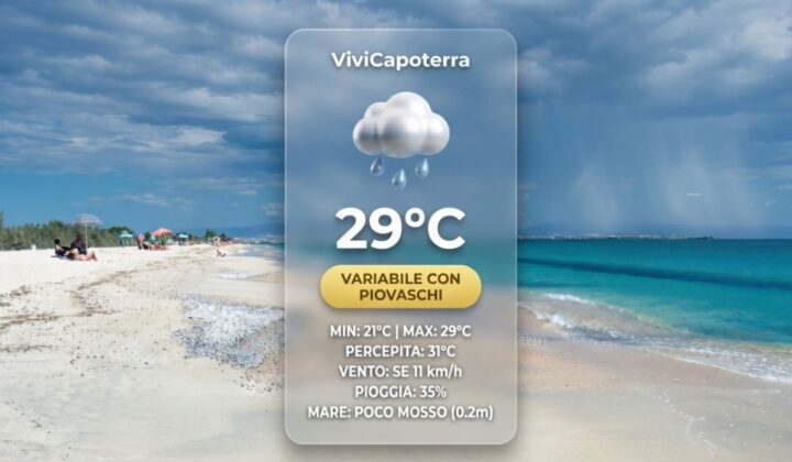 Previsioni Meteo Capoterra 20 settembre 2026 bollettino e tendenza meteo a La Maddalena Spiaggia
