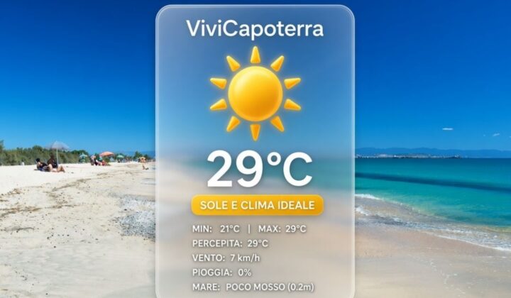 Previsioni Meteo Capoterra 26 settembre 2026 bollettino e tendenza meteo a La Maddalena Spiaggia