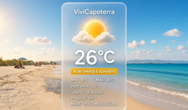 Previsioni Meteo Capoterra 28 settembre 2026 bollettino e tendenza meteo a La Maddalena Spiaggia