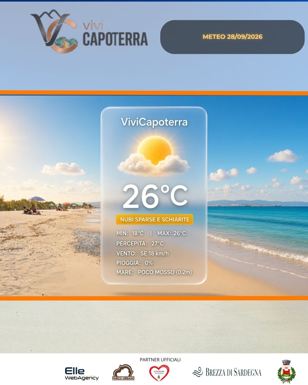 Previsioni Meteo Capoterra 28 settembre 2026 bollettino e tendenza meteo a La Maddalena Spiaggia Previsioni Meteo Capoterra 28 settembre 2026 bollettino e tendenza meteo a La Maddalena Spiaggia