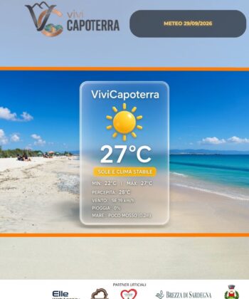 Previsioni Meteo Capoterra 29 settembre 2026 bollettino e tendenza meteo a La Maddalena Spiaggia