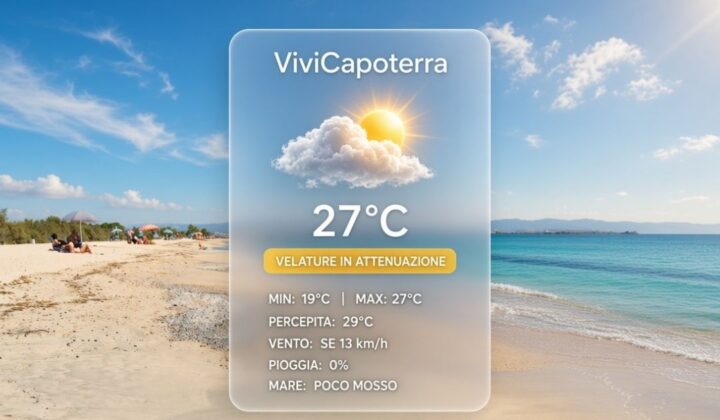 Previsioni Meteo Capoterra 7 ottobre 2026 bollettino dettagliato e tendenza litorale La Maddalena Spiaggia