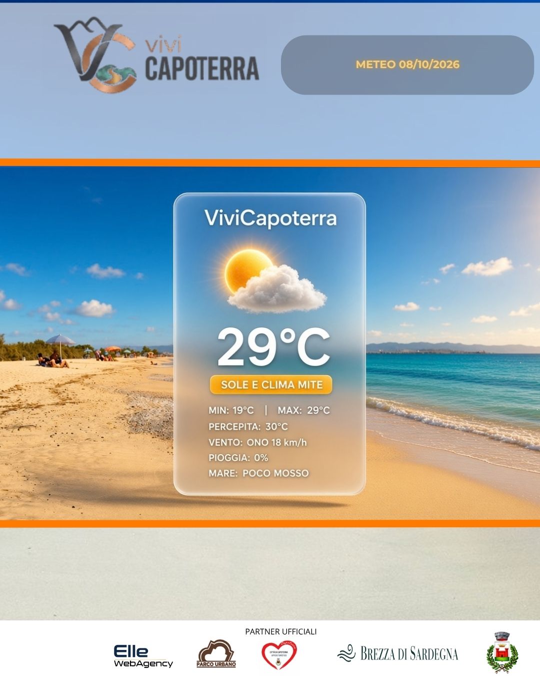 Previsioni Meteo Capoterra 8 ottobre 2026 bollettino dettagliato e tendenza litorale La Maddalena Spiaggia Previsioni Meteo Capoterra 8 ottobre 2026 bollettino dettagliato e tendenza litorale La Maddalena Spiaggia