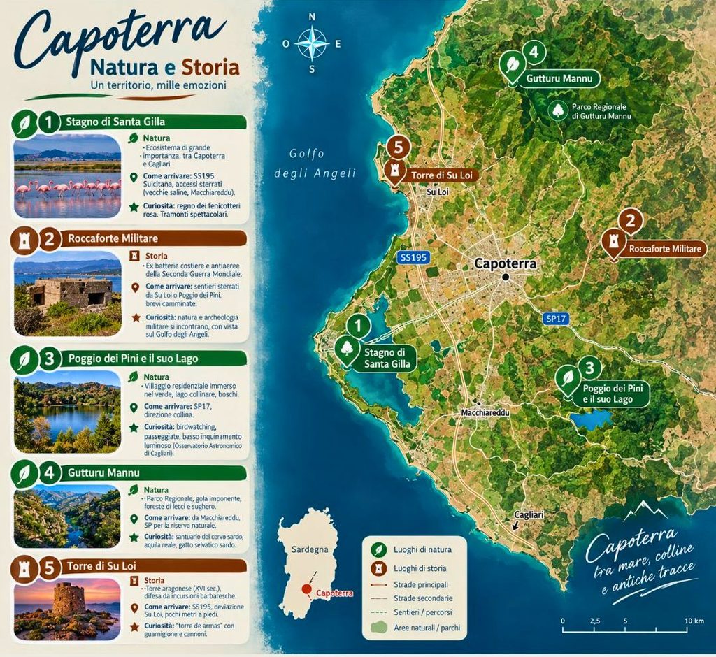 5 luoghi affascinanti a Capoterra